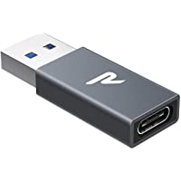 Adaptador USB C RAMPOW- Adaptador USB c a USB 3.0- USB c a USB 3.0 Transmisión de Datos y Carga Rápida para MacBook…
